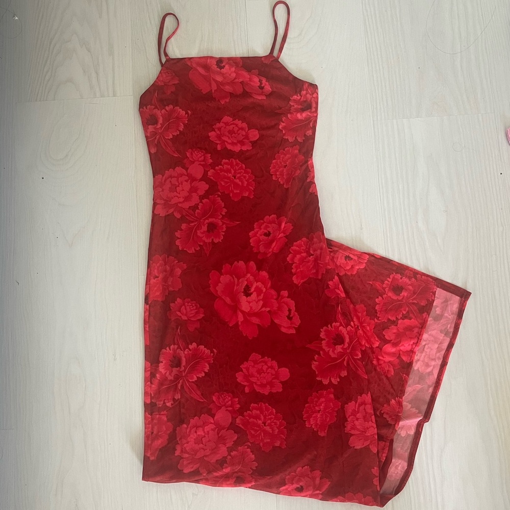 (SOLD on Depop)Blackbough Swim ADRIANA MAXI DRESS